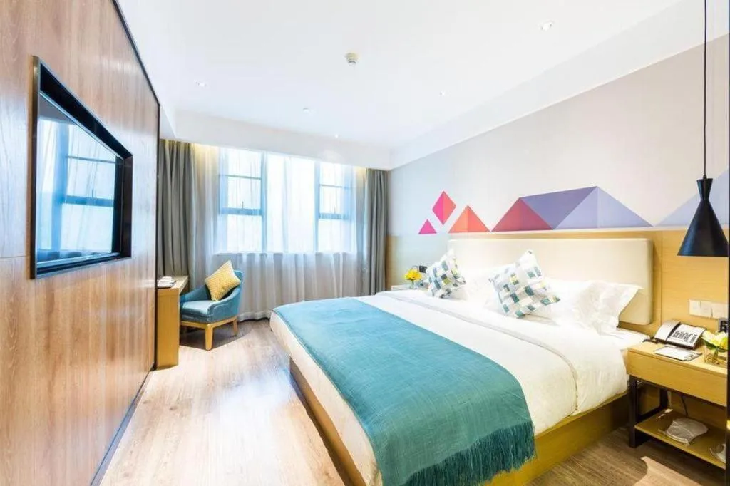 Bed in City Comfort Inn Guangzhou Shixi Metro Station Pazhou Exhibition