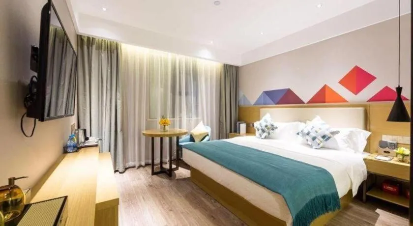 Bed in City Comfort Inn Guangzhou Shixi Metro Station Pazhou Exhibition