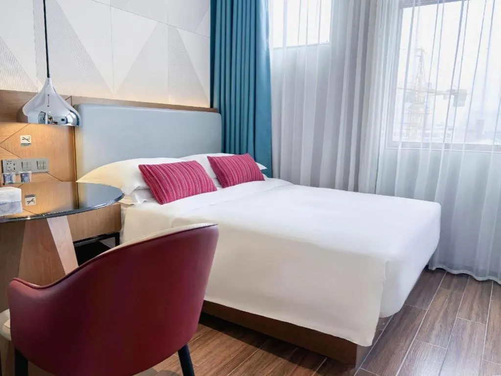 Bed in Borrman Hotel Guigang Pingnan Donghu