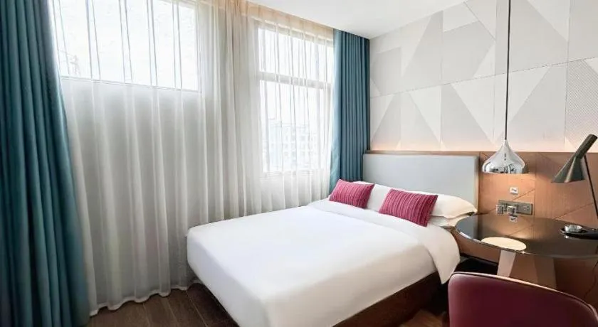 Bed in Borrman Hotel Guigang Pingnan Donghu