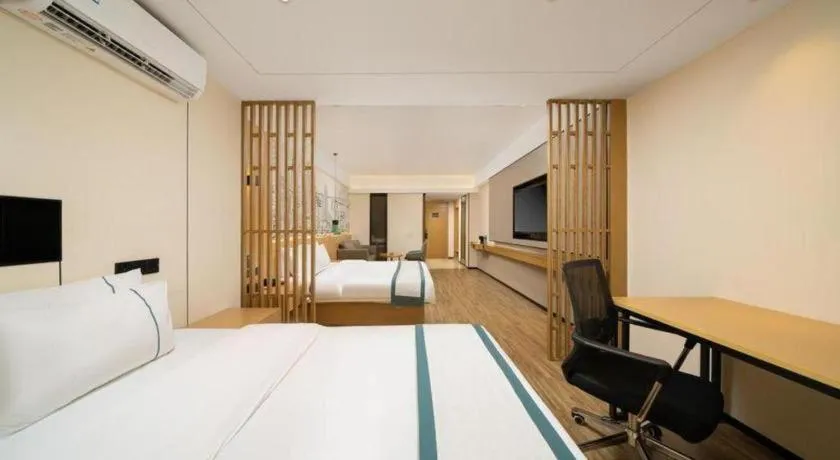 Bed in City Comfort Inn Nanning Exhibition Center Hangyang City Metro Station