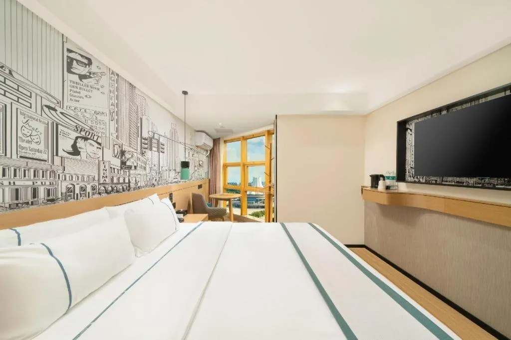 Bed in City Comfort Inn Nanning Exhibition Center Hangyang City Metro Station