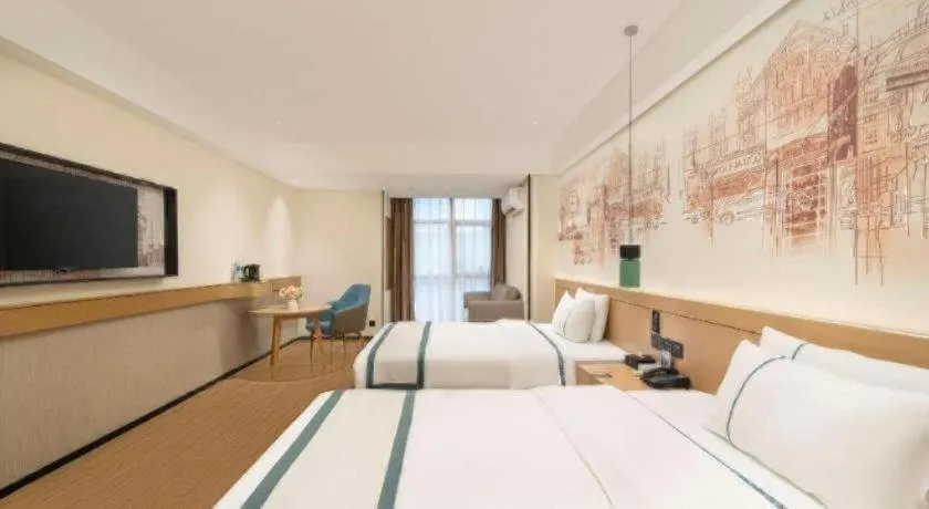 Bed in City Comfort Inn Nanning Exhibition Center Hangyang City Metro Station