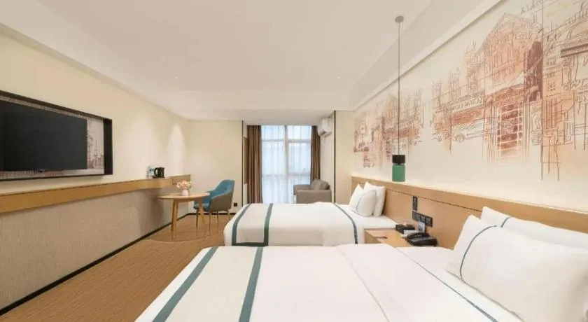 Bed in City Comfort Inn Nanning Exhibition Center Hangyang City Metro Station