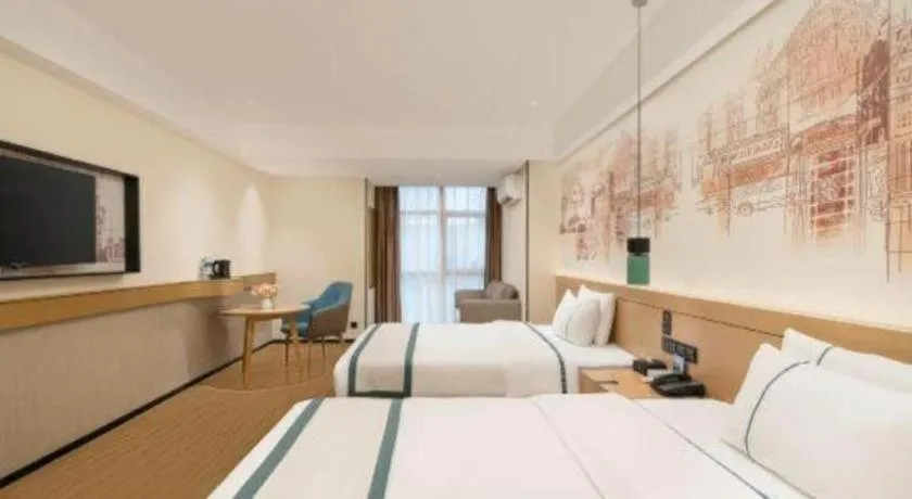 Bed in City Comfort Inn Nanning Exhibition Center Hangyang City Metro Station