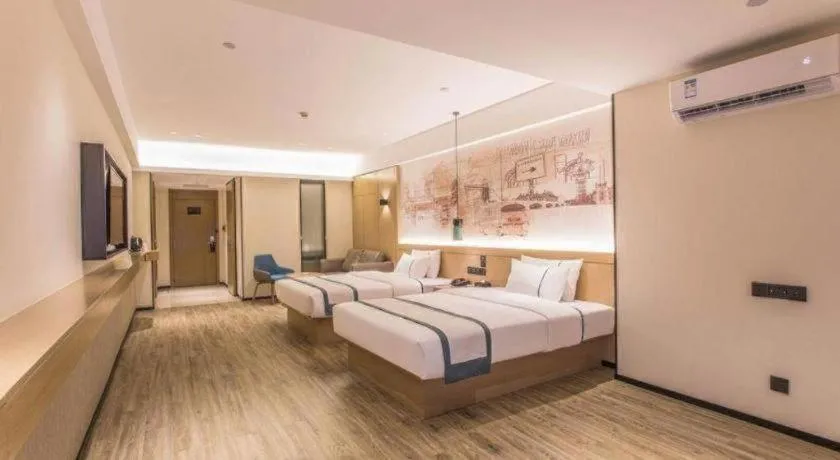 Bed in City Comfort Inn Nanning Exhibition Center Hangyang City Metro Station