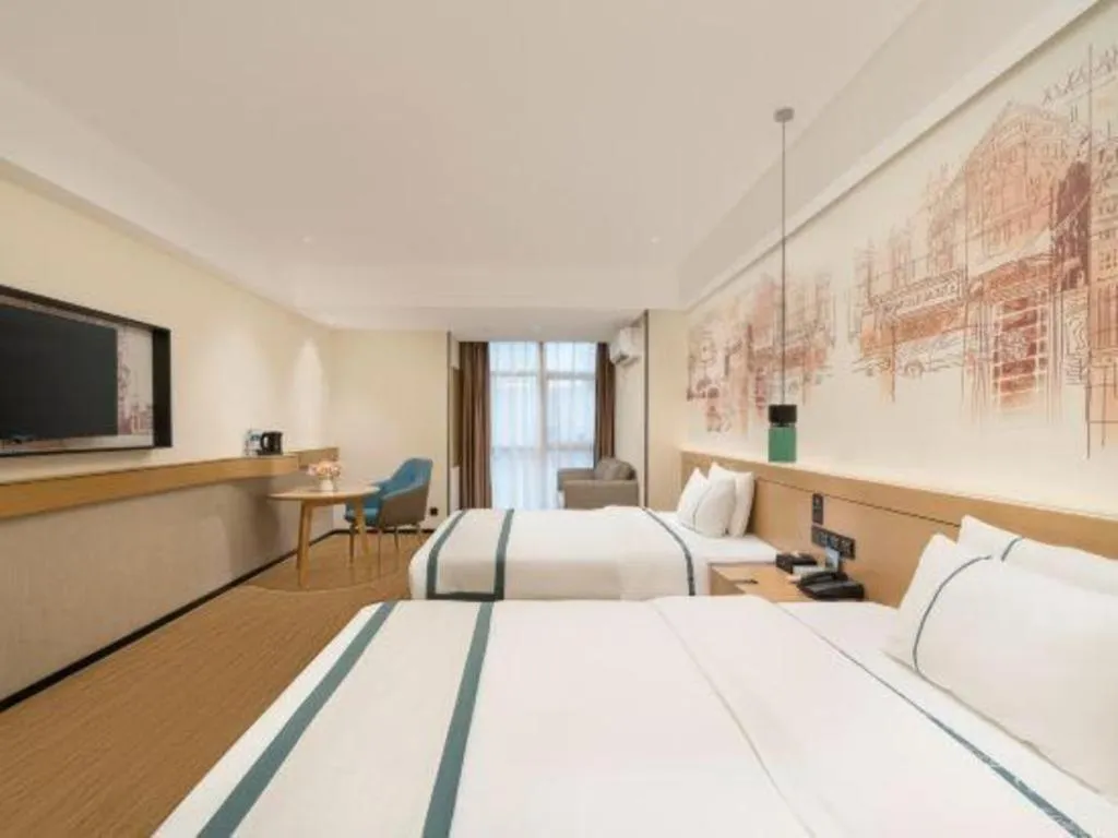 Bed in City Comfort Inn Nanning Exhibition Center Hangyang City Metro Station