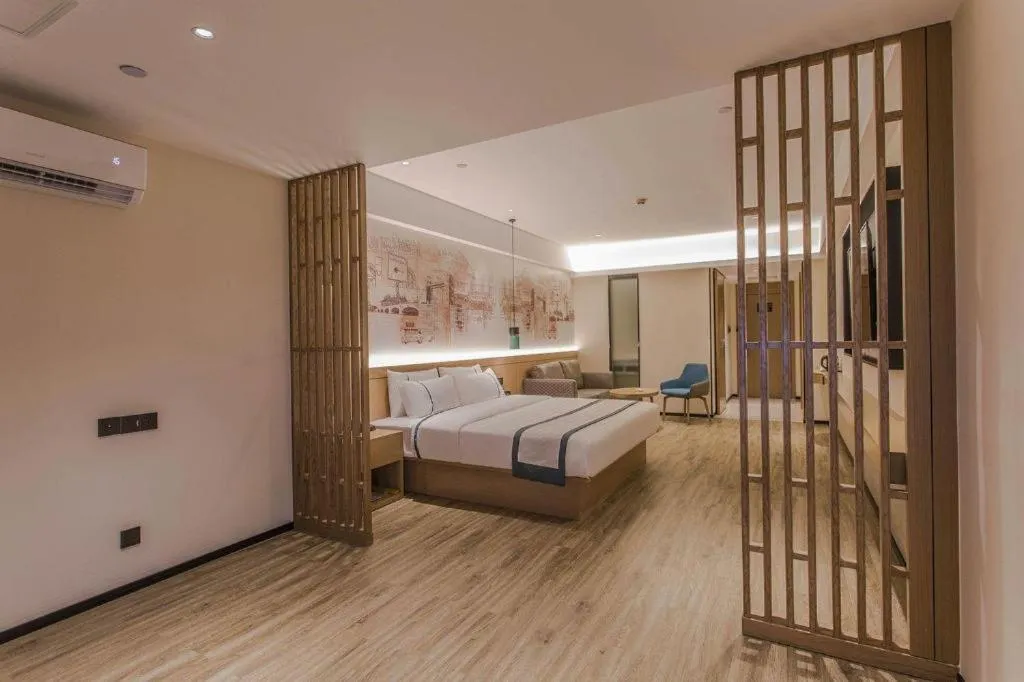 Bed in City Comfort Inn Nanning Exhibition Center Hangyang City Metro Station