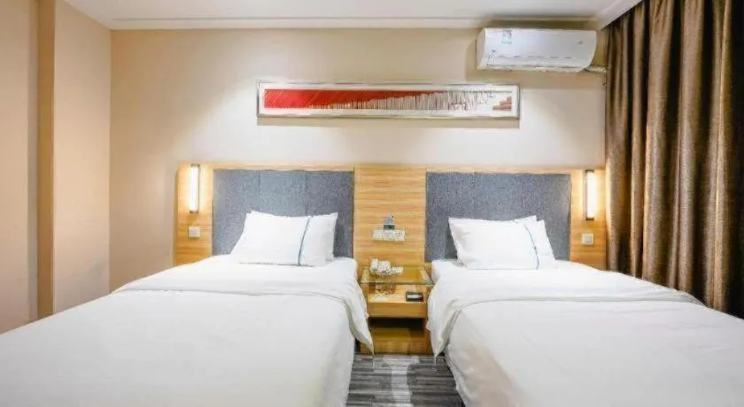 Bed in City Comfort Inn Nanchang Bayi Square Metro Station Wushang