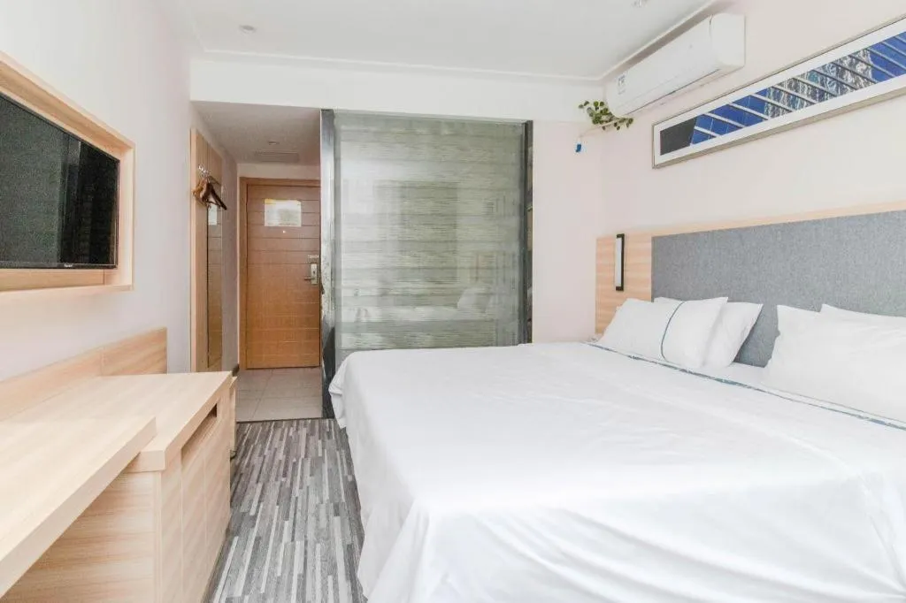 Bed in City Comfort Inn Nanchang Bayi Square Metro Station Wushang