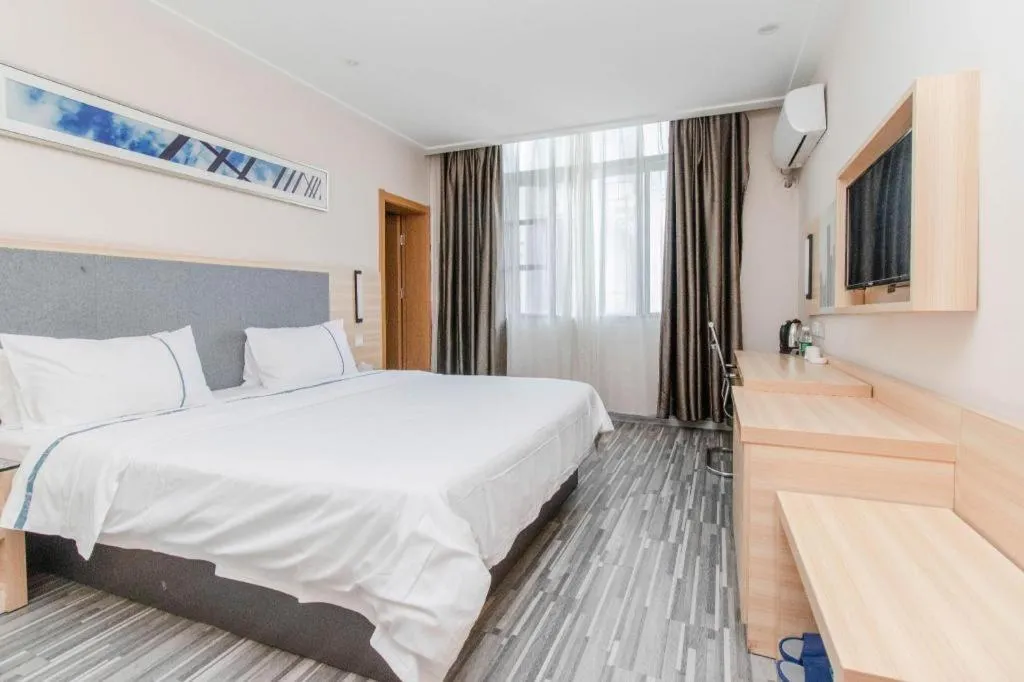 Bed in City Comfort Inn Nanchang Bayi Square Metro Station Wushang