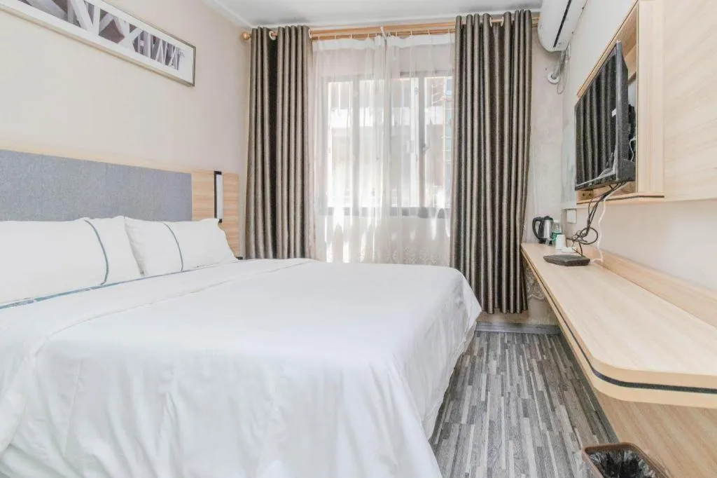 Bed in City Comfort Inn Nanchang Bayi Square Metro Station Wushang