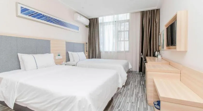 Bed in City Comfort Inn Nanchang Bayi Square Metro Station Wushang