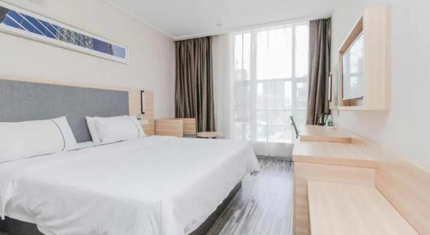 Bed in City Comfort Inn Nanchang Bayi Square Metro Station Wushang