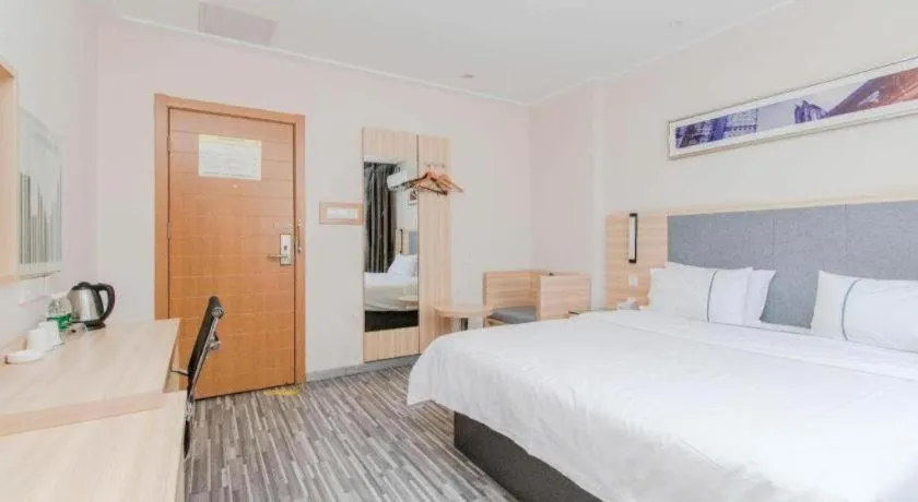 Bed in City Comfort Inn Nanchang Bayi Square Metro Station Wushang