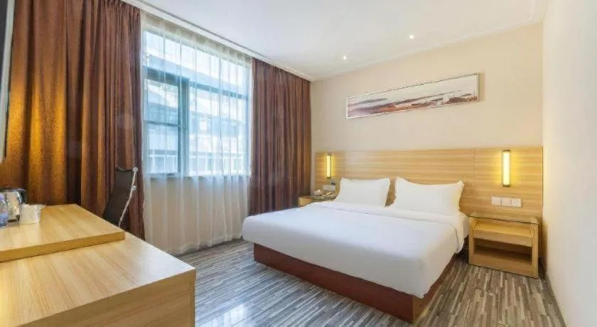 Bed in City Comfort Inn Nanchang Bayi Square Metro Station Wushang