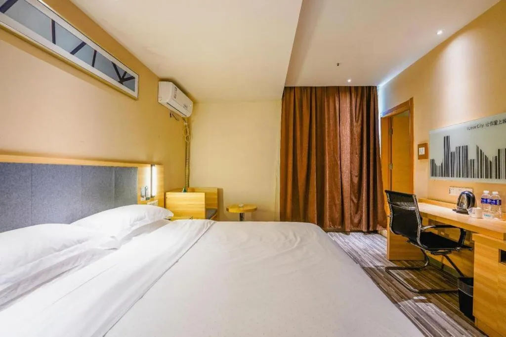 Bed in City Comfort Inn Nanchang Bayi Square Metro Station Wushang