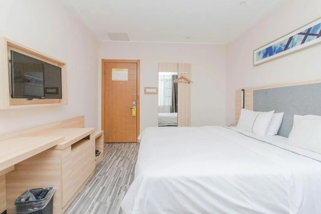 Bed in City Comfort Inn Nanchang Bayi Square Metro Station Wushang