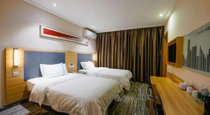 Bed in City Comfort Inn Nanchang Bayi Square Metro Station Wushang