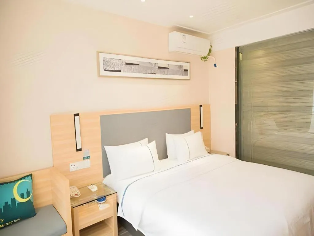 Bed in City Comfort Inn Nanchang Bayi Square Metro Station Wushang