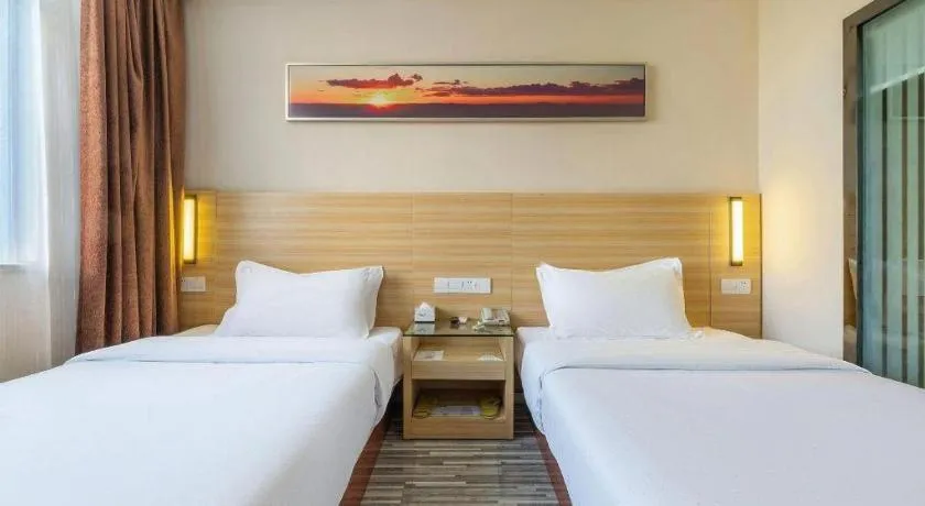 Bed in City Comfort Inn Nanchang Bayi Square Metro Station Wushang