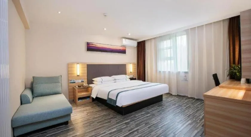 Bed in City Comfort Inn Anyang Railway Station