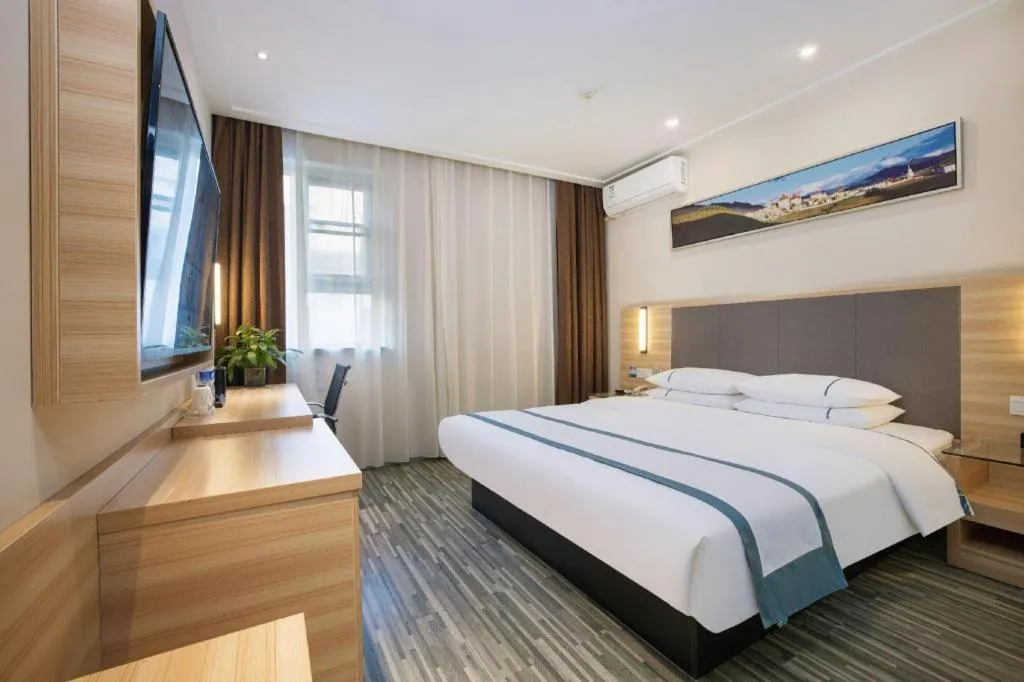 Bed in City Comfort Inn Anyang Railway Station