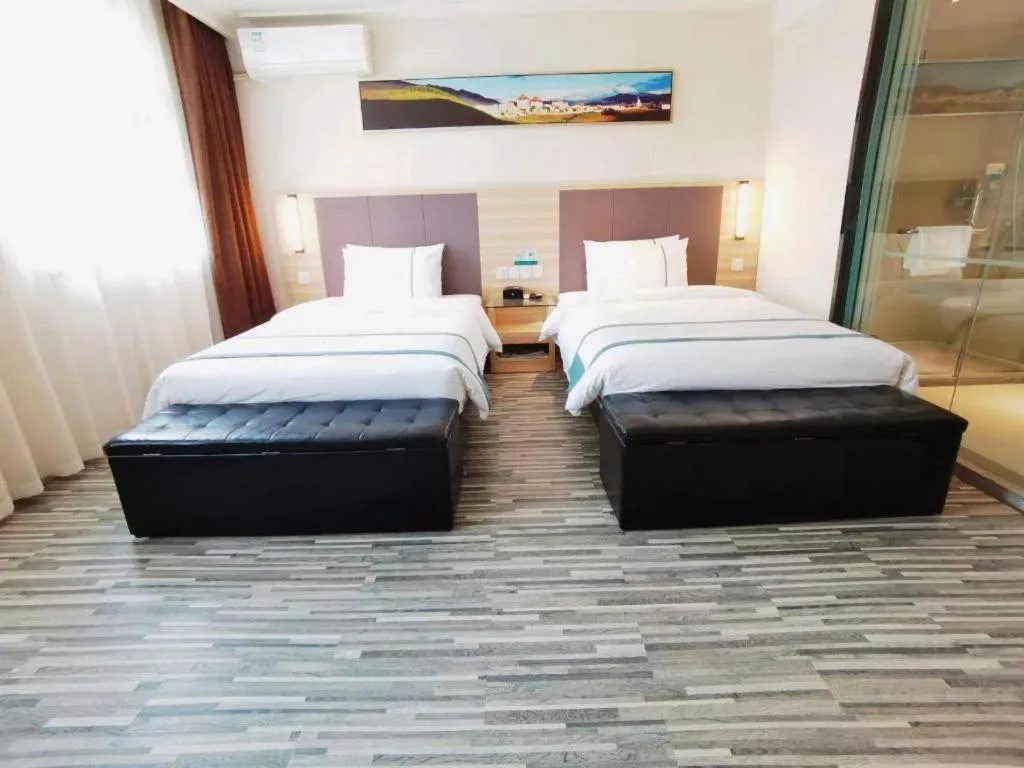 Bed in City Comfort Inn Anyang Railway Station