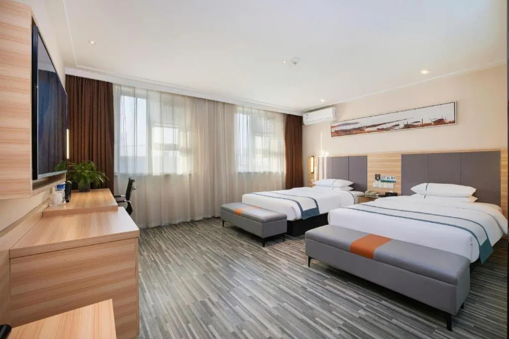 Bed in City Comfort Inn Anyang Railway Station