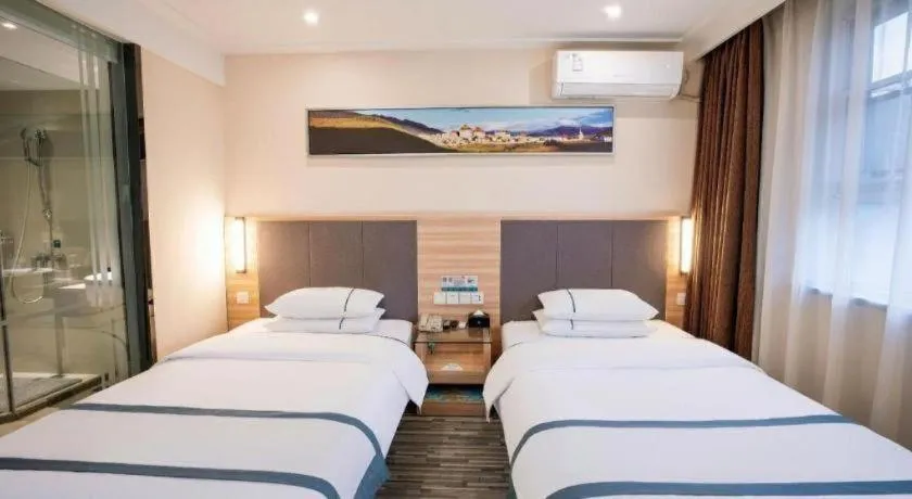 Bed in City Comfort Inn Anyang Railway Station