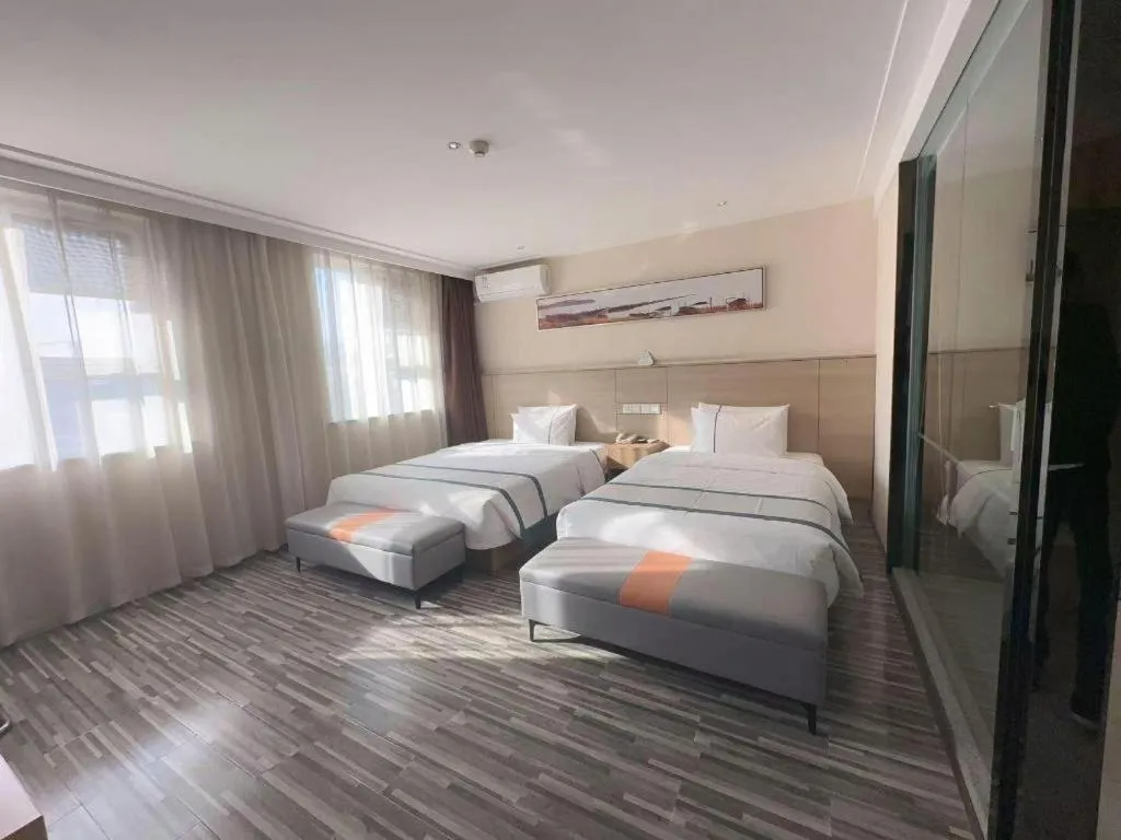 Bed in City Comfort Inn Anyang Railway Station