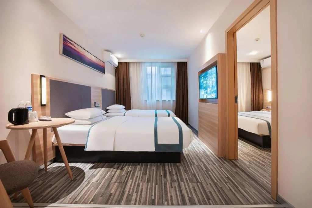 Bed in City Comfort Inn Anyang Railway Station