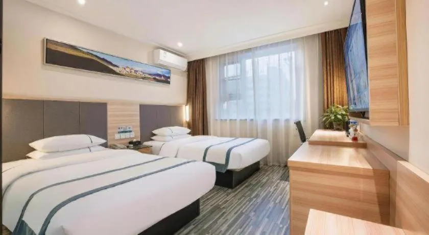 Bed in City Comfort Inn Anyang Railway Station