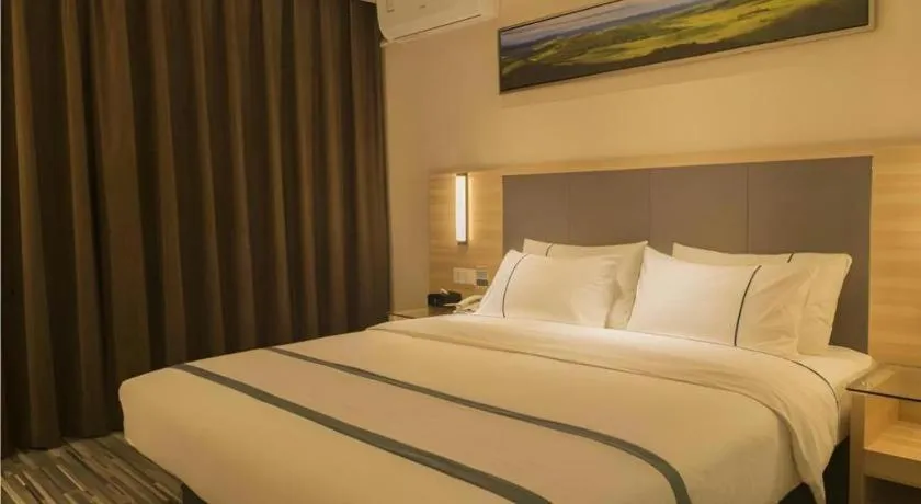 Bed in City Comfort Inn Anyang Railway Station