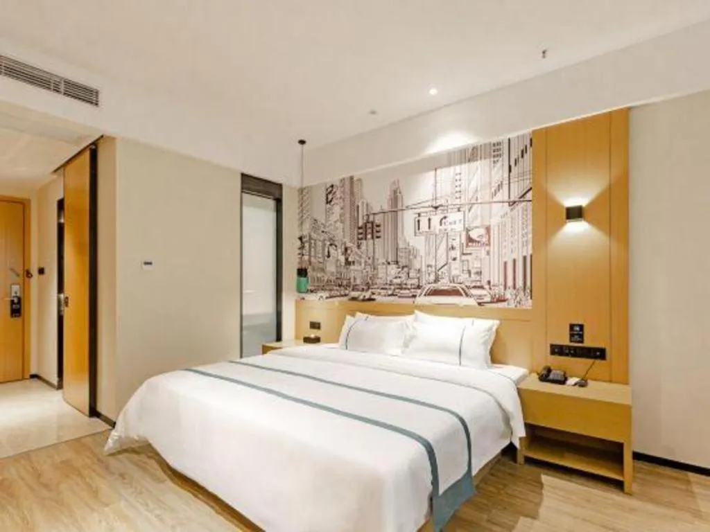 Bed in City Comfort Inn Dongguan Dalingshan Xinli Agricultural Wholesale