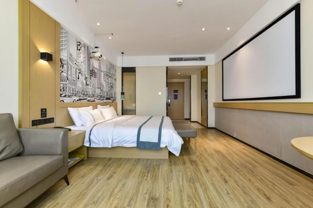 Bed in City Comfort Inn Dongguan Dalingshan Xinli Agricultural Wholesale