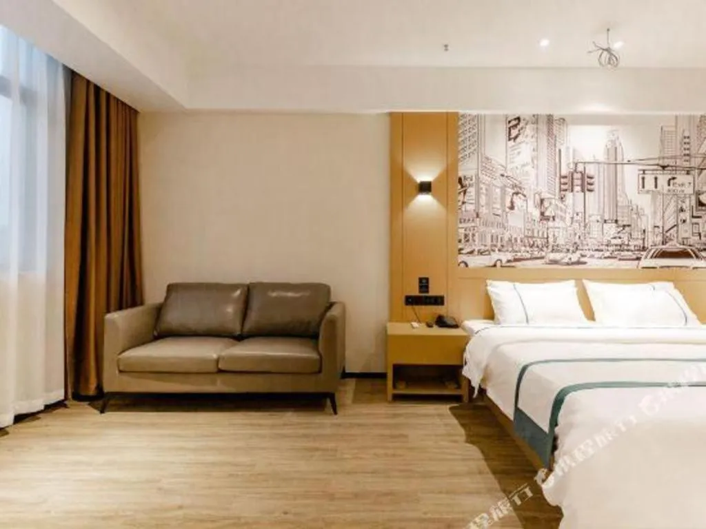 Bed in City Comfort Inn Dongguan Dalingshan Xinli Agricultural Wholesale