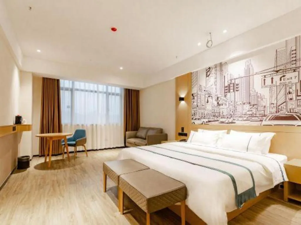 Bed in City Comfort Inn Dongguan Dalingshan Xinli Agricultural Wholesale