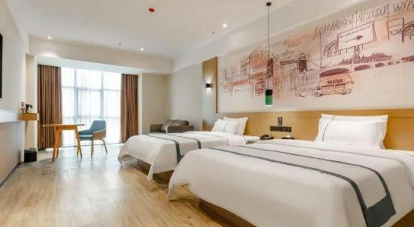 Bed in City Comfort Inn Dongguan Dalingshan Xinli Agricultural Wholesale