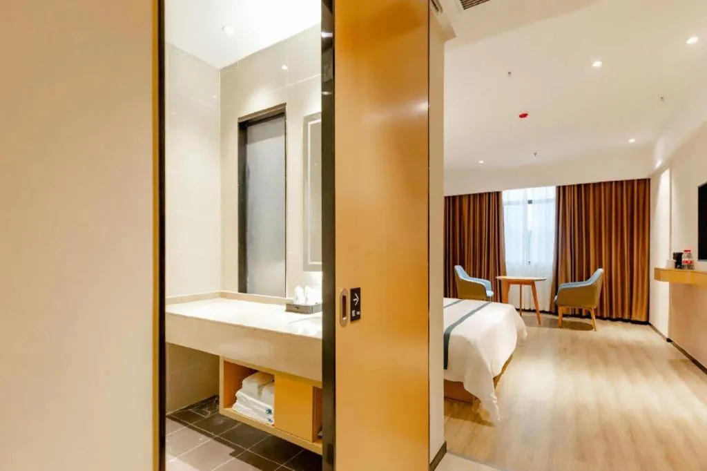 Bed in City Comfort Inn Dongguan Dalingshan Xinli Agricultural Wholesale