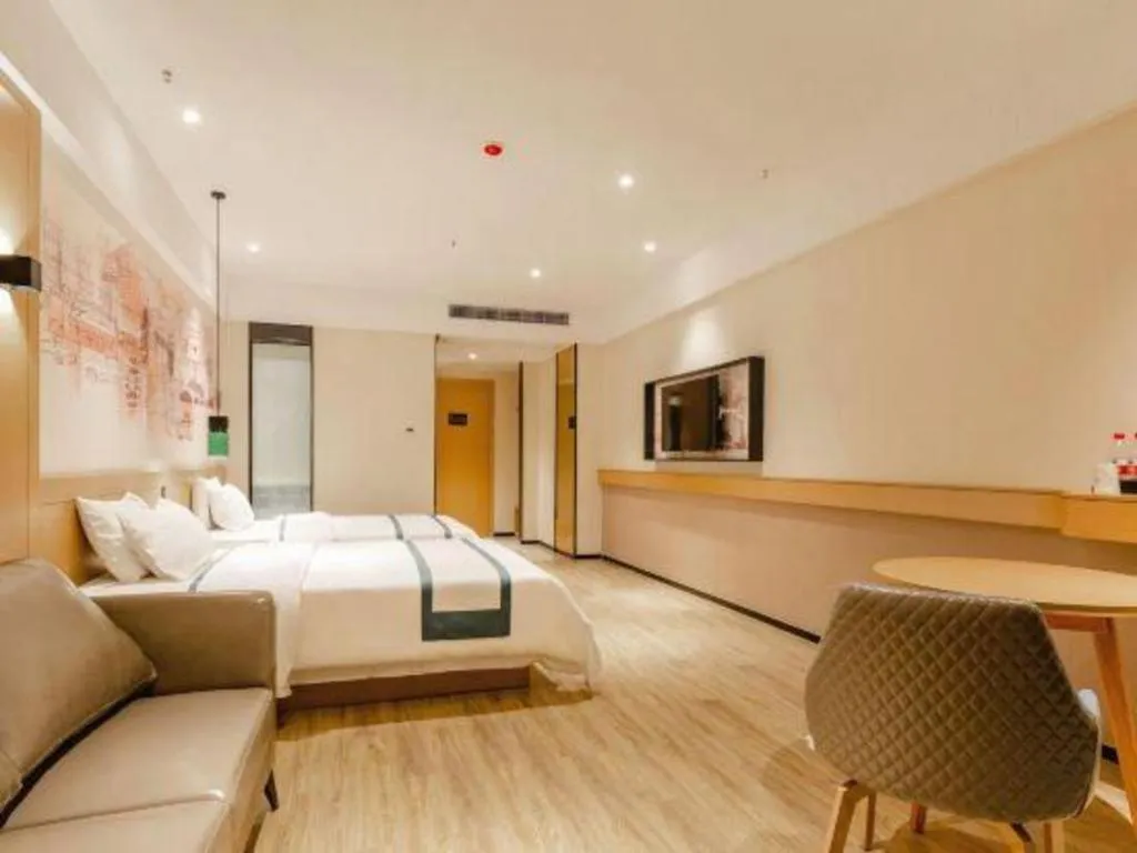 Bed in City Comfort Inn Dongguan Dalingshan Xinli Agricultural Wholesale