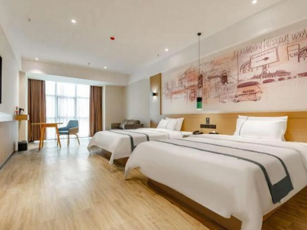 Bed in City Comfort Inn Dongguan Dalingshan Xinli Agricultural Wholesale