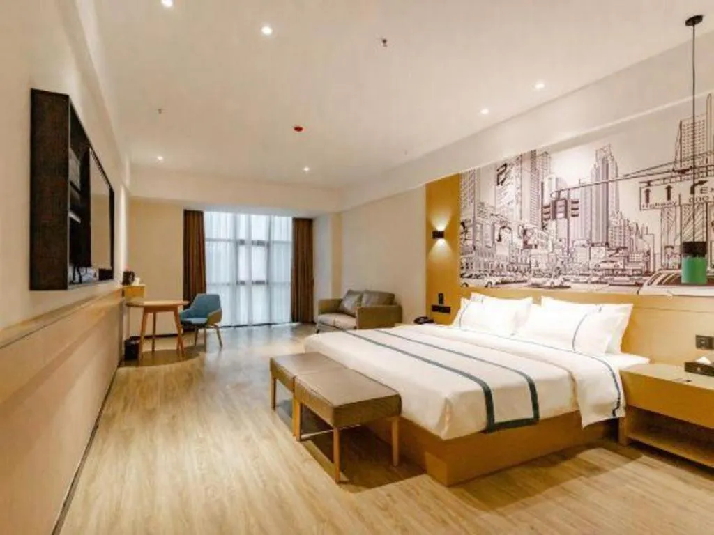 Bed in City Comfort Inn Dongguan Dalingshan Xinli Agricultural Wholesale