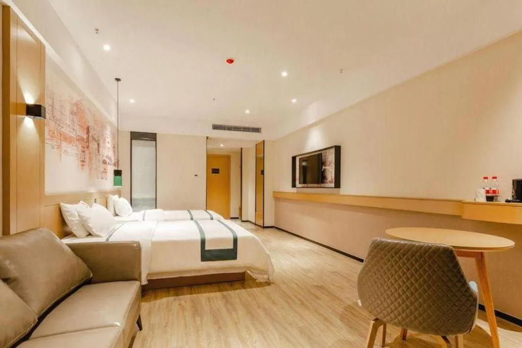 Bed in City Comfort Inn Dongguan Dalingshan Xinli Agricultural Wholesale