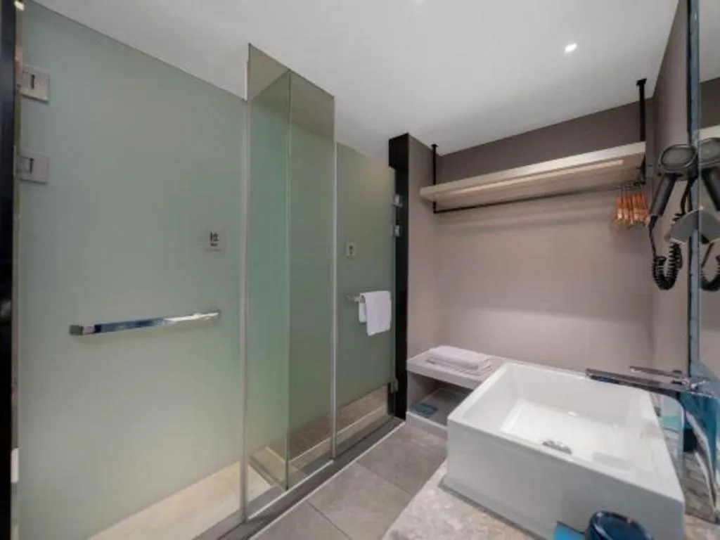 Bed in Echarm Hotel Nanchang Bayi Square Metro Station Wushang MALL