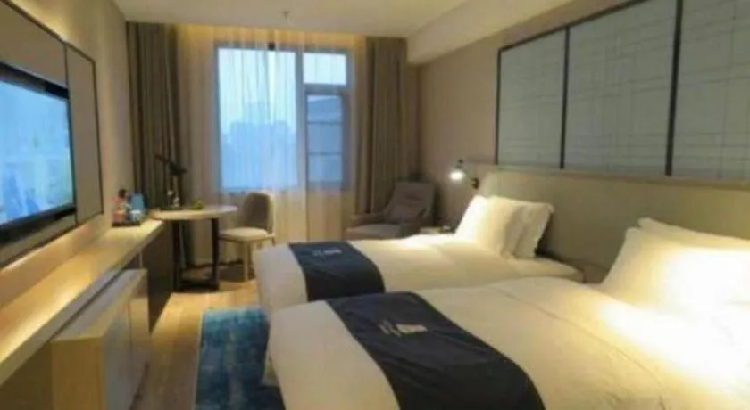 Bed in Echarm Hotel Nanchang Bayi Square Metro Station Wushang MALL