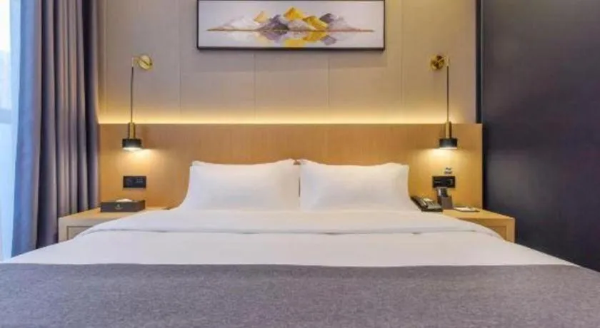 Bed in Borrman Hotel Chongqing Liberation Monument Hongyadong