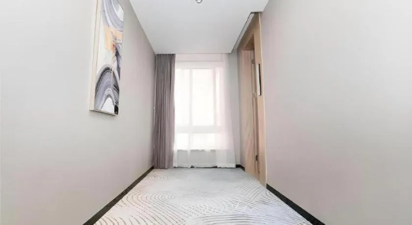Bed in Echarm Hotel Hefei South Railway Station Qiupuhe Road Metro Station