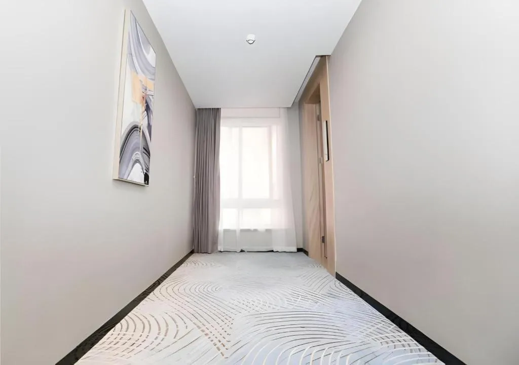 Bed in Echarm Hotel Hefei South Railway Station Qiupuhe Road Metro Station