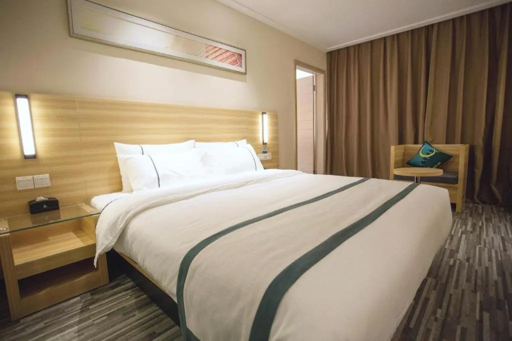 Bed in City Comfort Inn Qichun Experimental Middle School